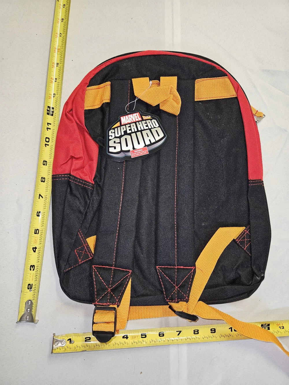 Marvel Super Hero Squad Backpack Hulk Wolverine Spider-Man Iron Man NWT 2009